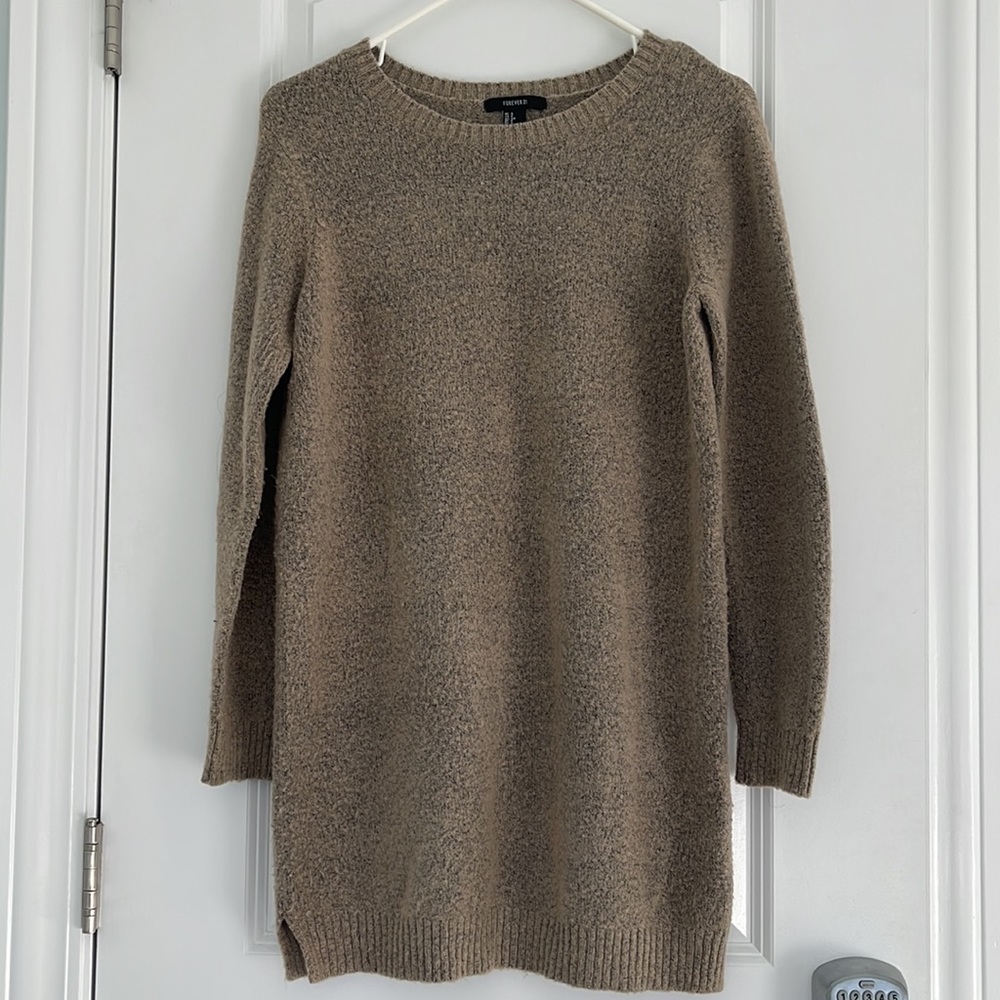FOREVER 21 Loose fit Light Brown/Tan Sweater